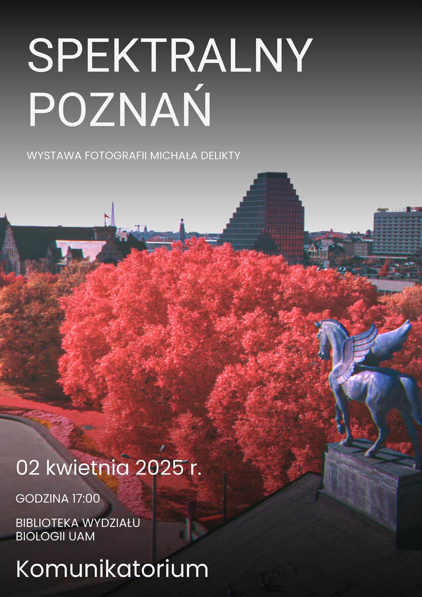 Plakat Spektralny Poznań autor W. Wysoczański